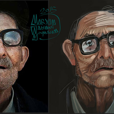 مجموعه پرتره‌های دیجیتال - مریم محمودی مقدم