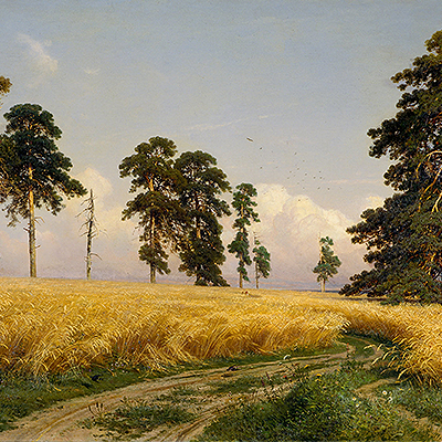 تابلوی نقاشی چاودار ، اثر ایوان شیشکین (Ivan Shishkin)