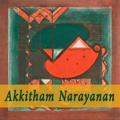 نقاشی های آبستره آکیدم نوراینن (Akkitham Narayanan)