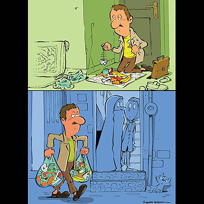 کارتون و تصویرسازی های سلمان طاهری