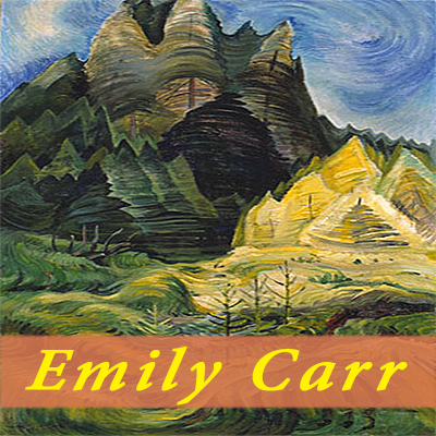 نقاشی های پست امپرسیونیسم امیلی کار (Emily Carr)