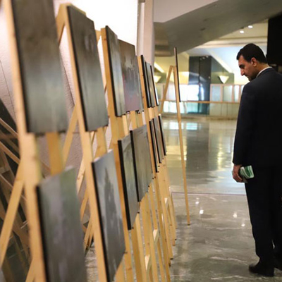 نمایشگاه عکس سیل گلستان در مجلس شورای اسلامی