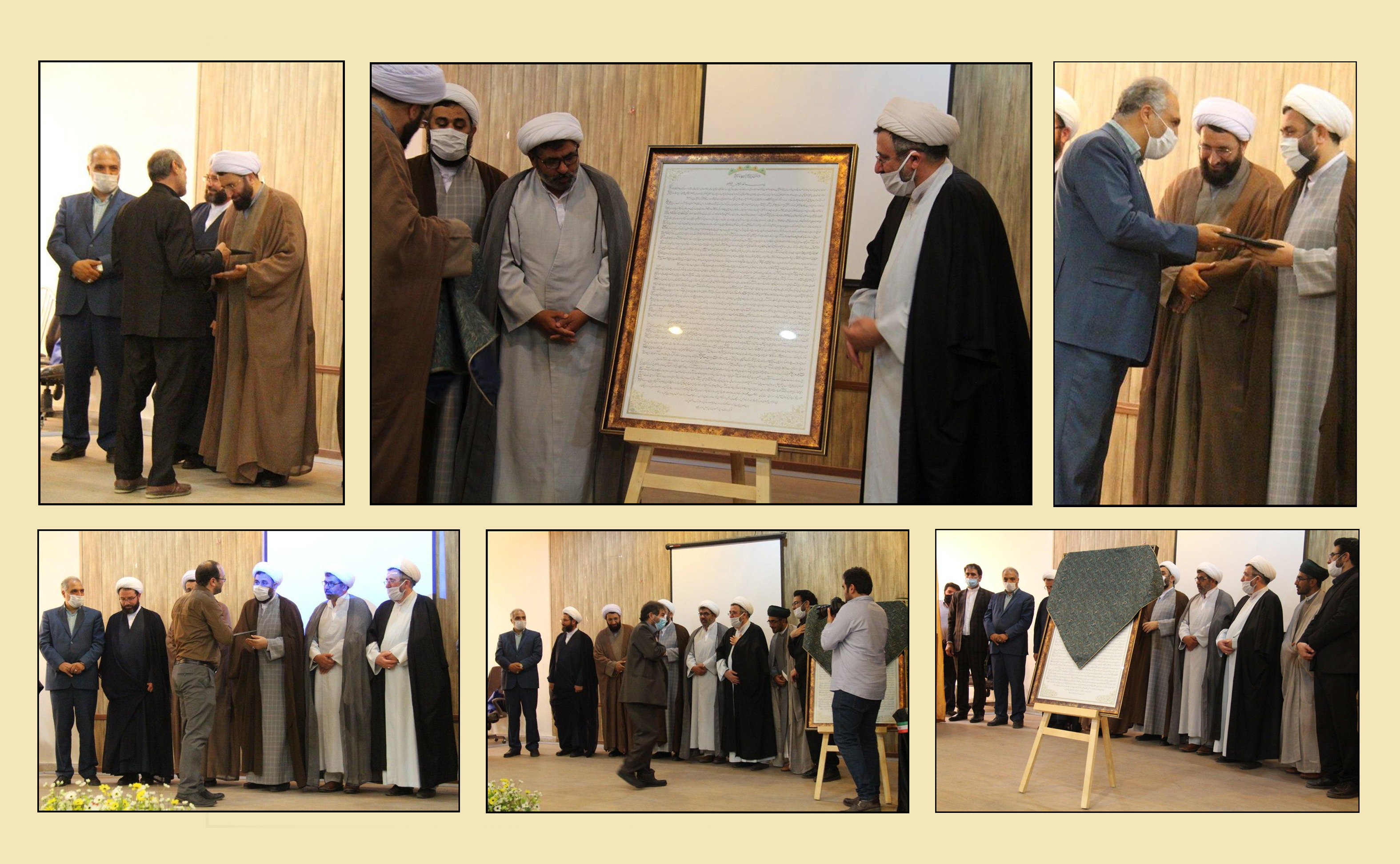 رونمایی خوشنویسی وصیت‌نامه سردار قاسم سلیمانی در اردبیل