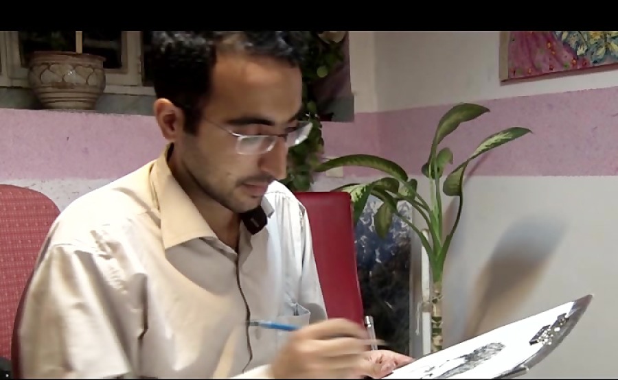 کاریکاتوریست سنندجی:هنری که پویا نباشد، هنر انقلابی نیست